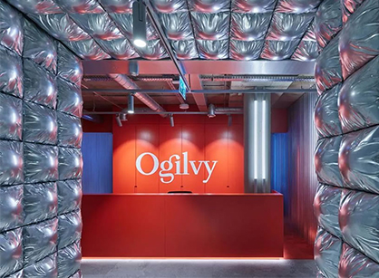 充滿視錯覺的辦公室裝修設計空間是怎樣打造的——Ogilvy奧美廣告